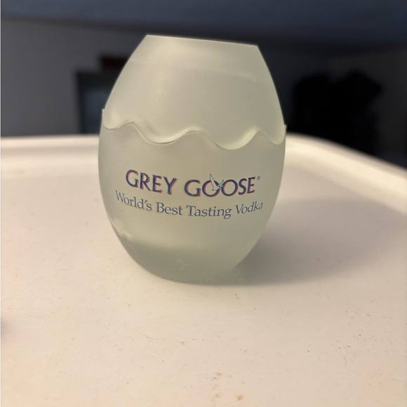 Frosted Glass Candle Holder by Grey Goose New - Picture 2 of 6